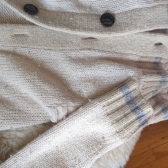 Roots white wools blend cardigan - Picture 3 of 4